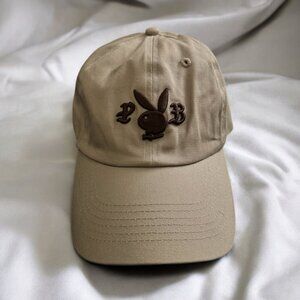 Playboy Tan/Beige Brown “PB” Logo Embroidered Dad Hat Unisex